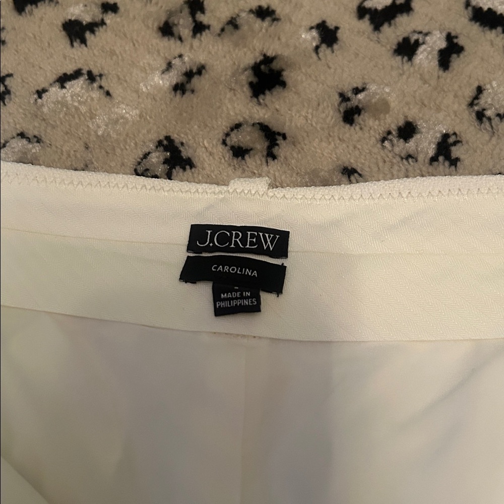 J Crew Cream Wide-Leg Pants - Picture 4 of 5